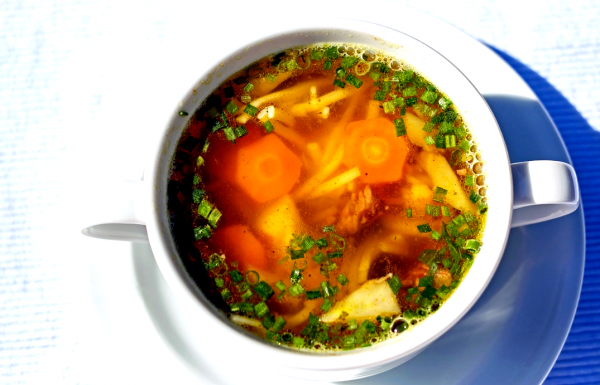 Пошаговый рецепт с фото горохового супа с говядиной